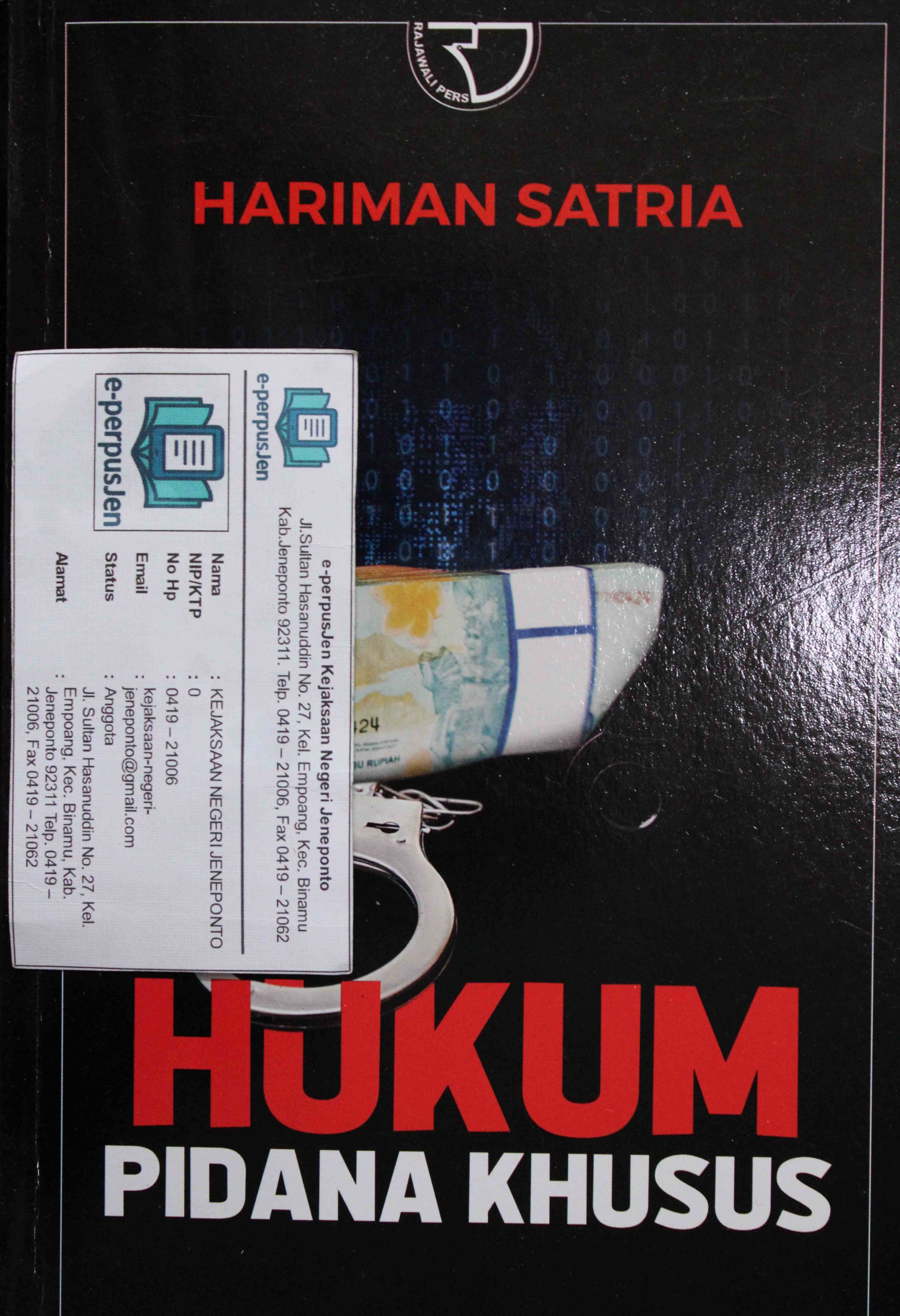 Hukum Pidana Khusus